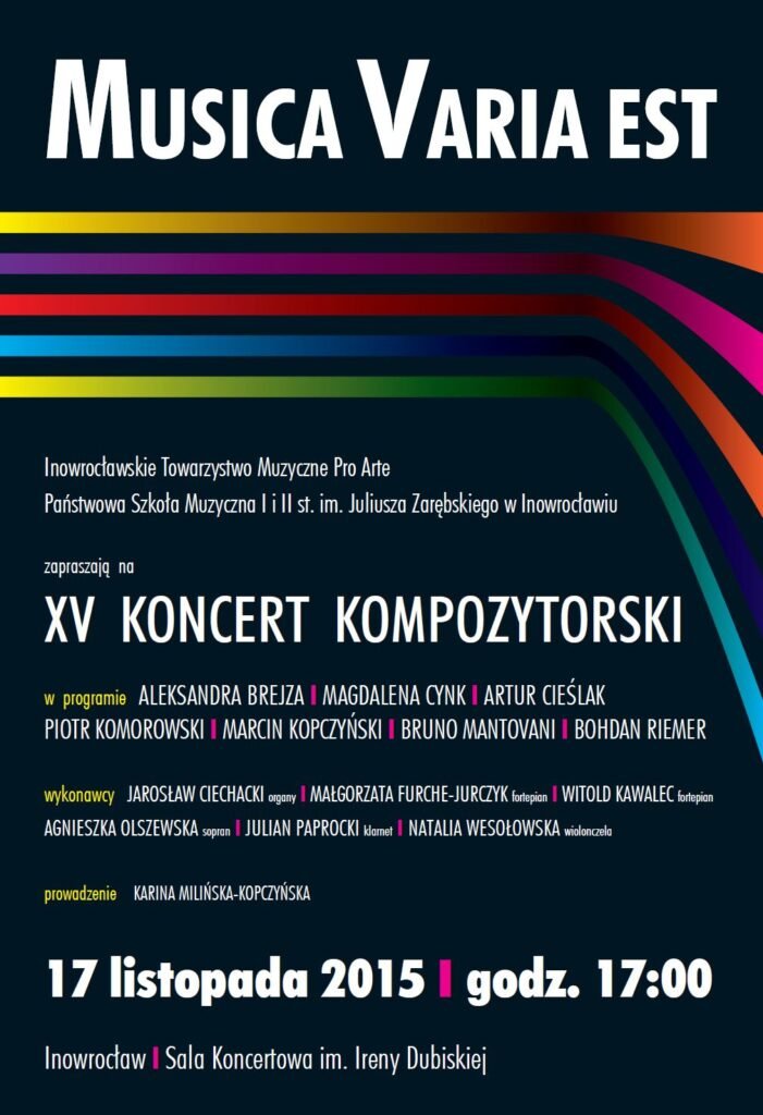 2015 11 17 inowrocław plakat koncertu