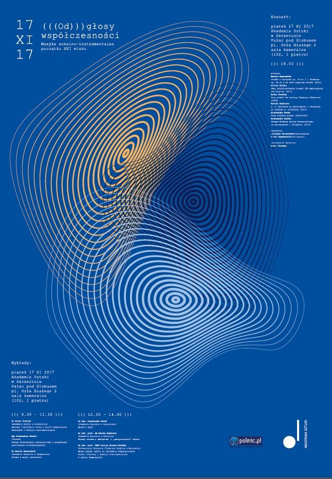 2017 11 17 szczecin konferencja '(od)głosy współczesności' plakat